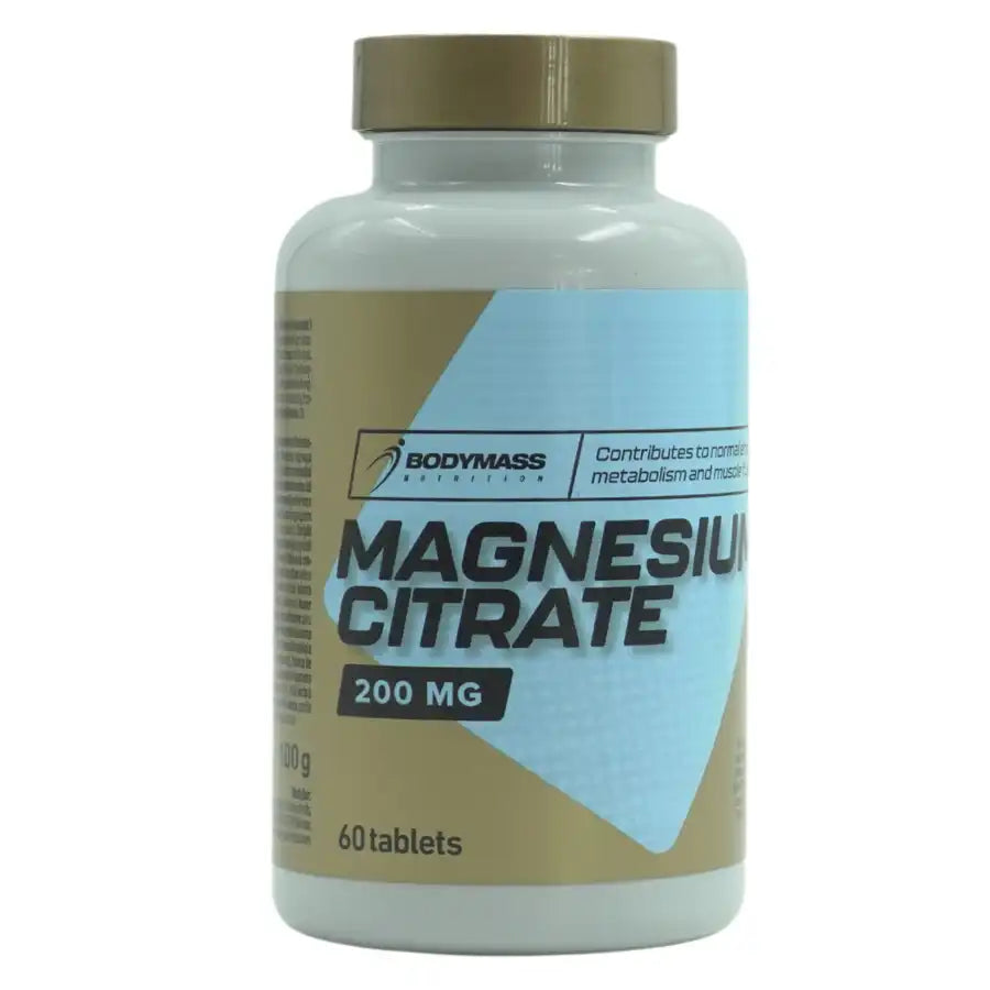 BodyMass Magnésium Citrate 200 mg – 60 Capsules