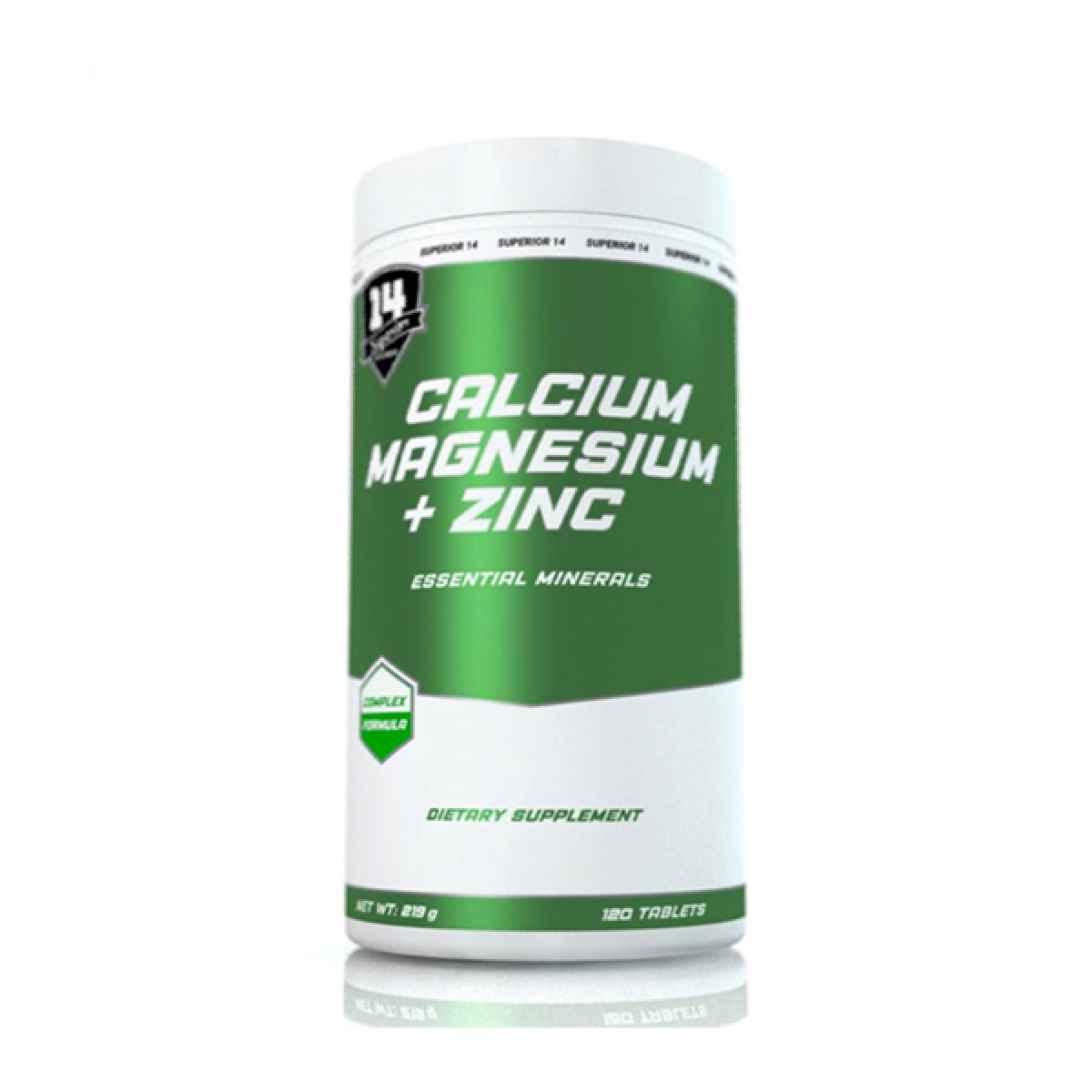 Calcium Magnesium + Zinc – 120 comprimés – Superior 14