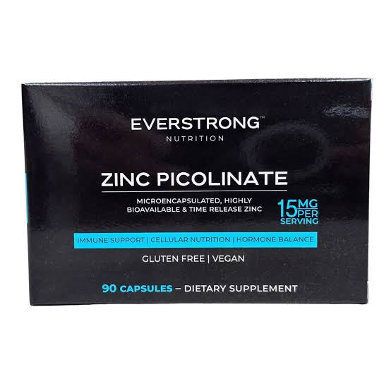 Zinc Picolinate 15mg - 90 capsules - Everstrong