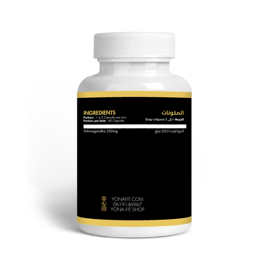 Ashwagandha 500MG - 60 capsules - YONA NUTRITION