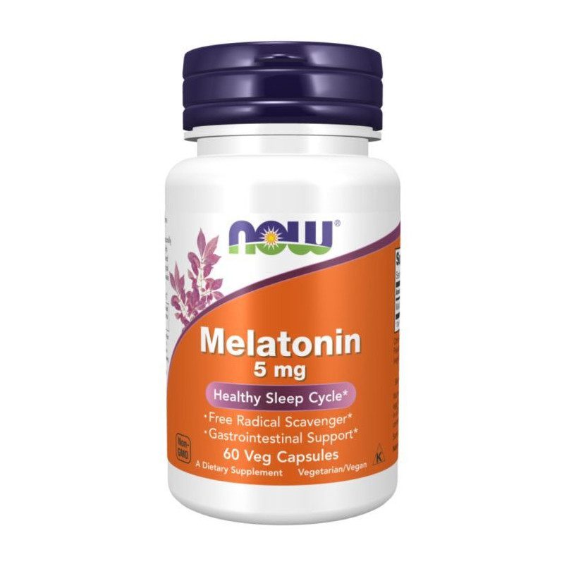 MELATONIN 5mg – 60 Comprimés – NOW FOODS