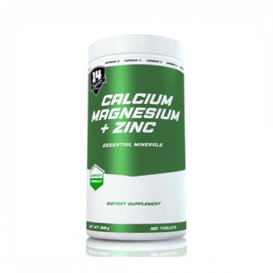 Calcium Magnesium + Zinc – 120 comprimés – Superior 14