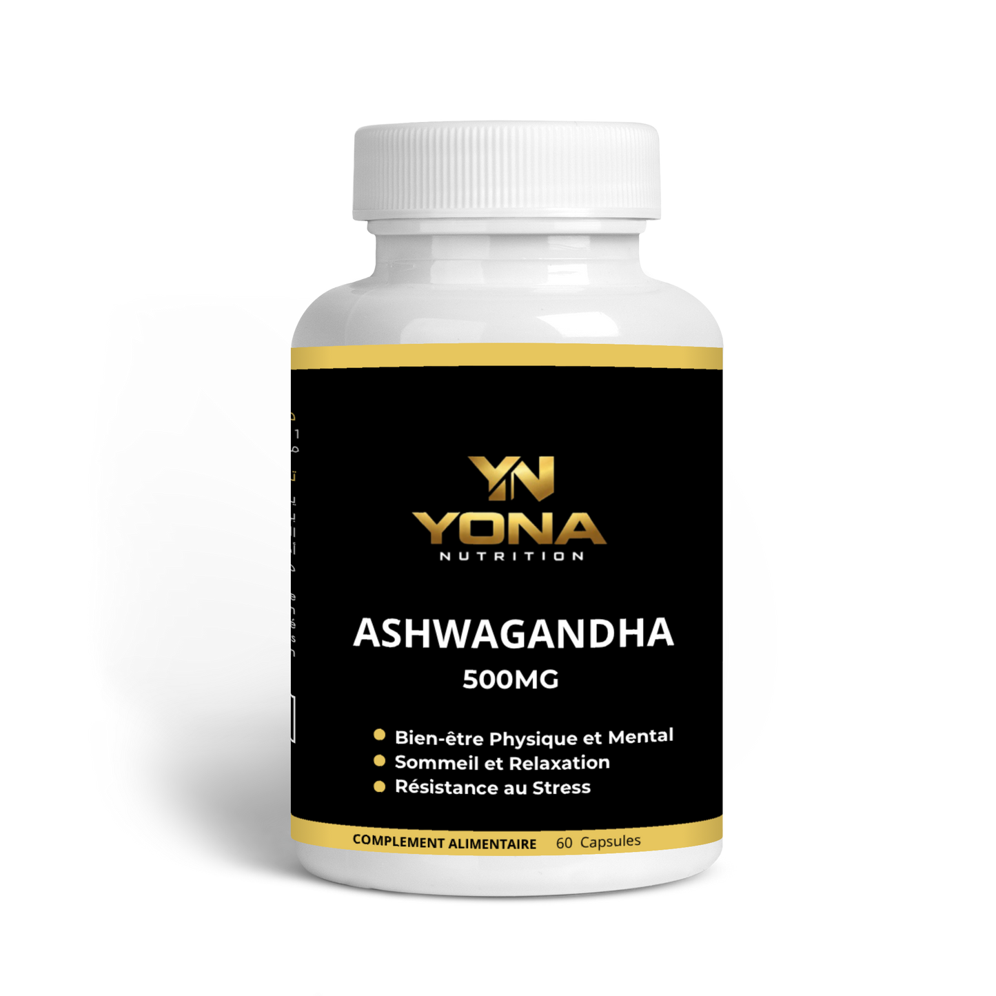 Ashwagandha 500MG - 60 capsules - YONA NUTRITION