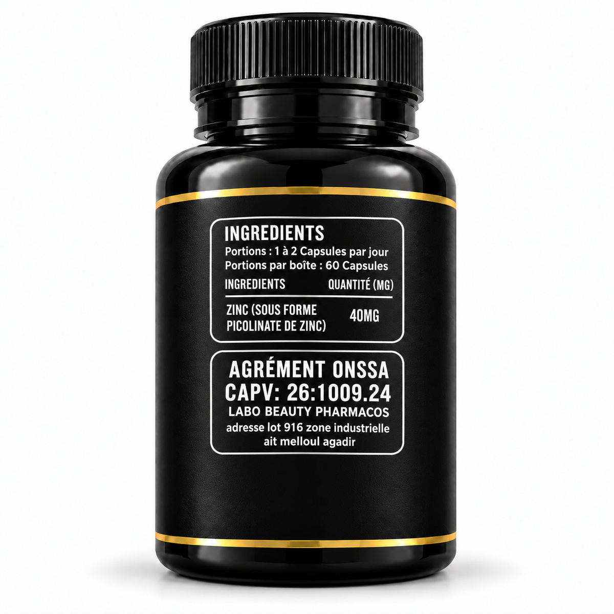 Zinc Picolinate 40 mg — Yona.Nutrition | 60 capsules