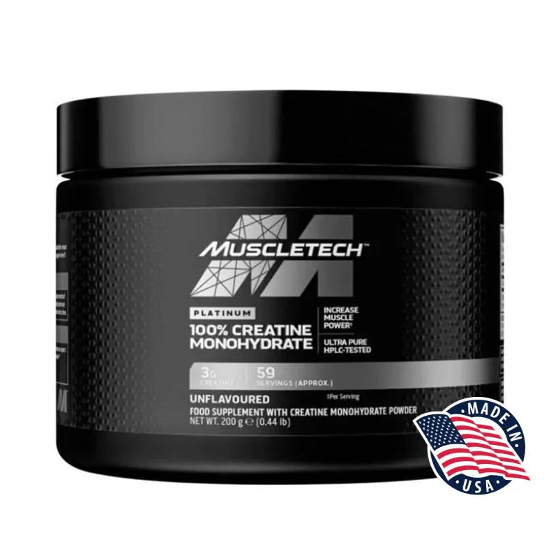 Platinum 100% Creatine Monohydrate 200 g - Muscletech