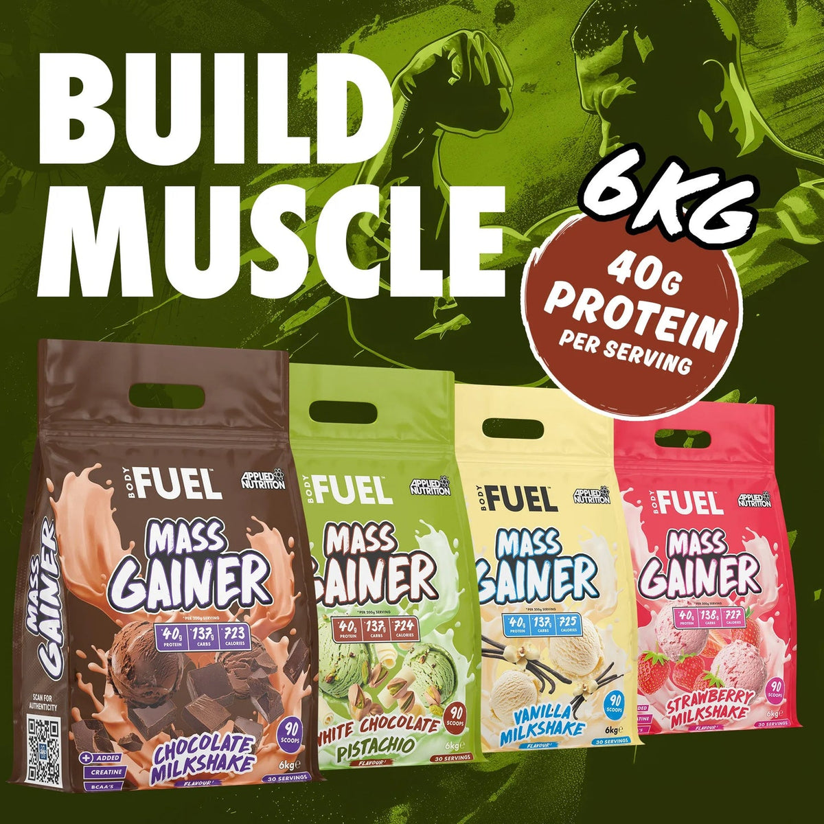 Applied Nutrition BodyFuel™ Mass Gainer – 6 kg