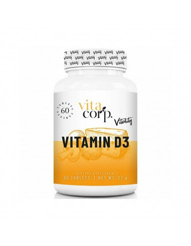 Vitamin D3 60 Tablets - VITACORP