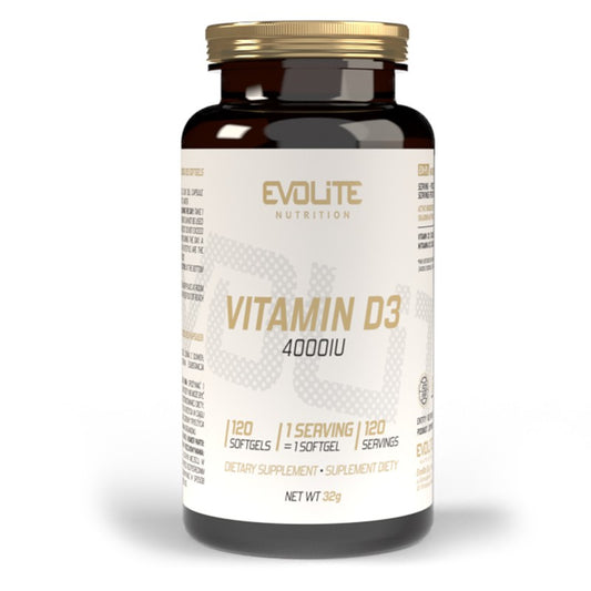 Vitamin D3 2000IU 120 SOFTGELS - EVOLITE NUTRITION