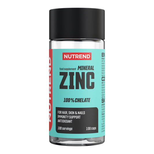 Mineral Zinc 100% Chelate – 100 Capsules – Nutrend