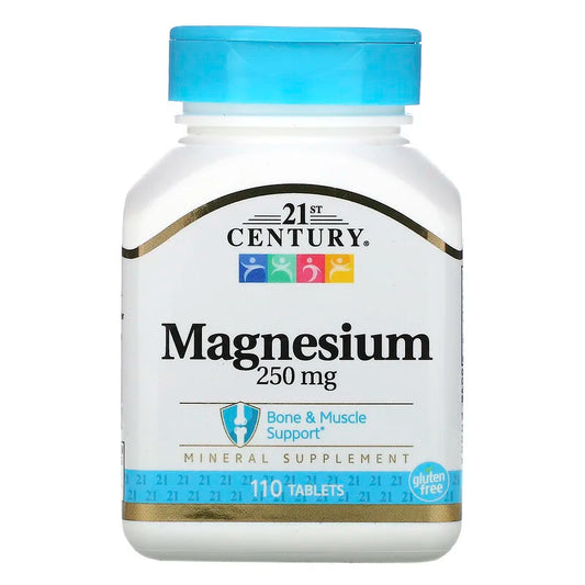 Magnesium 250mg, 110 Comprimés - 21sr Century